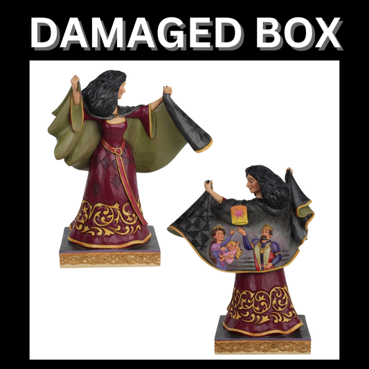 DAMAGED BOX - Disney Traditions Maternal Malice - Mother Gothel with Rapunzel scene Figurine