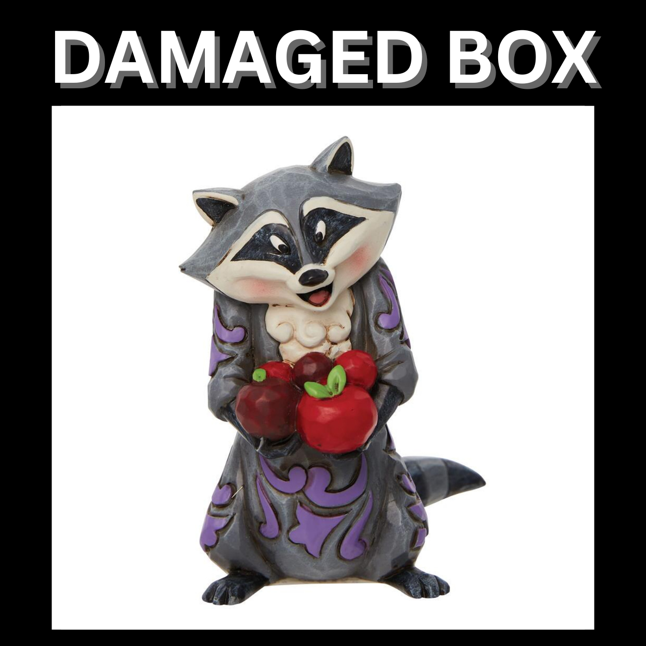 DAMAGED BOX - Disney Traditions Meeko Mini Figurine By Jim Shore