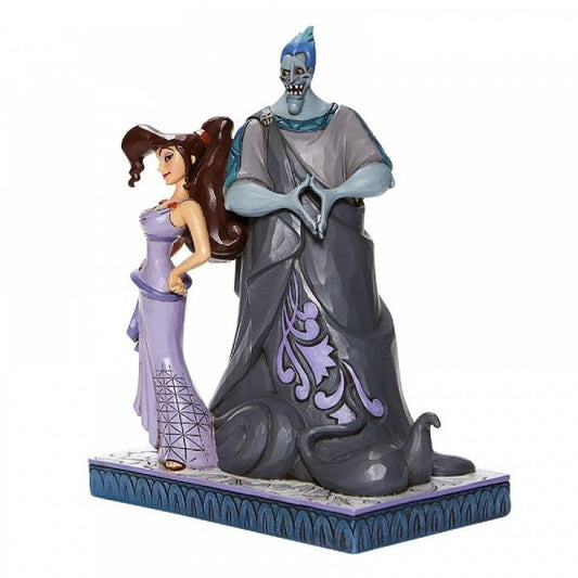 Disney Traditions Meg and Hades from Hercules back to back figurine