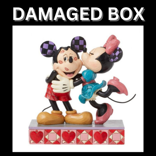 DAMAGED BOX - Disney Traditions Hugs & Kisses (Mickey & Minnie Love Figurine) By Jim Shore 6016327