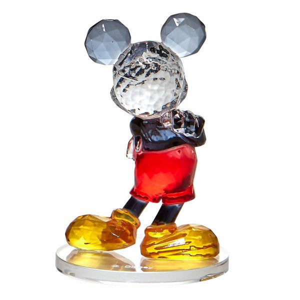 Disney Facets Mickey Mouse figurine of Mickey in a glass or crystal style