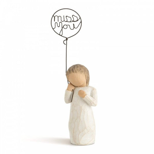 Willow Tree Miss You Figurine of a child holding a balloon