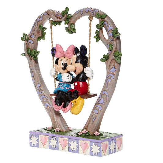 Disney Traditions Sweethearts in Swing (Mickey & Minnie on Swing) Figurine By Jim Shore
