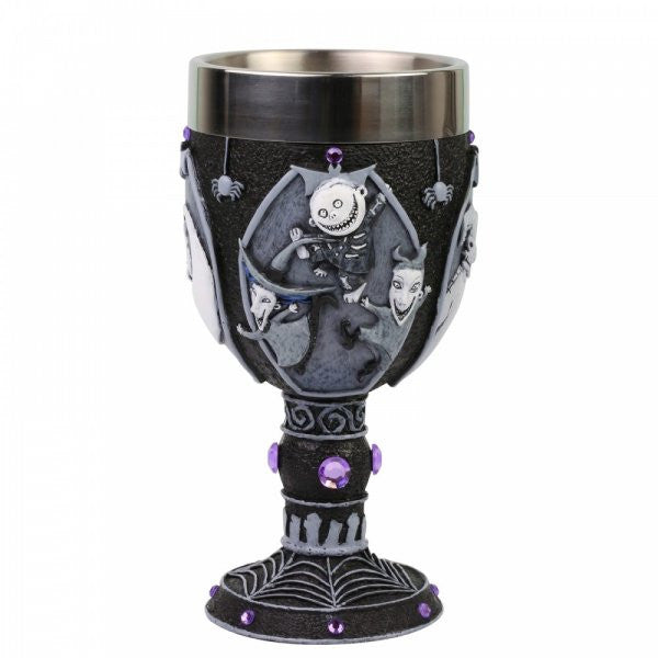 Disney Showcase Goblet featuring scenes from Nightmare Before Christmas
