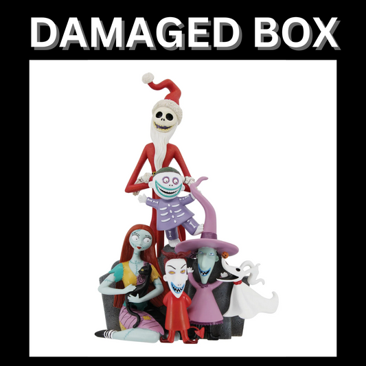 DAMAGED BOX - Disney Showcase Nightmare Before Christmas Holiday Character Pyramid Figurine 6015329