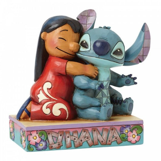 Disney Traditions Lilo & Stitch embrace figurine