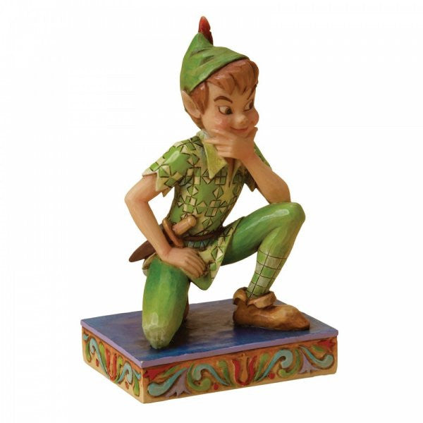 Disney Traditions Peter Pan on one knee figurine