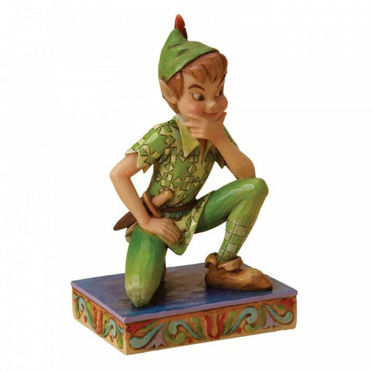Disney Traditions Peter Pan on one knee figurine