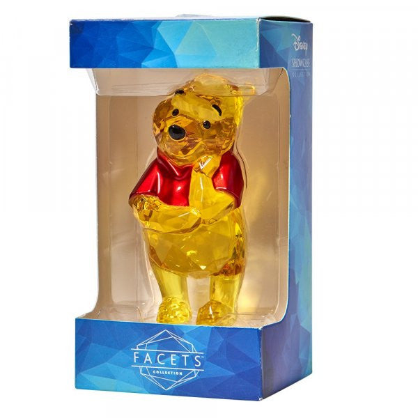 Disney Facets Winnie the Pooh figurine of Winnie in a glass or crystal style