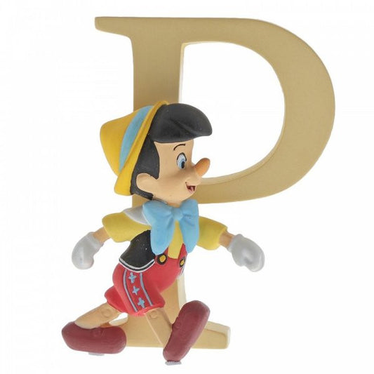 "P" Pinocchio Disney Enchanting Alphabet Letter