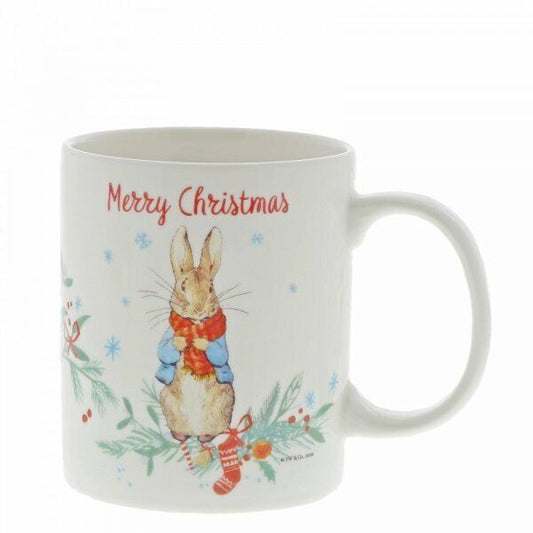 Beatrix Potter Peter Rabbit Christmas Mug