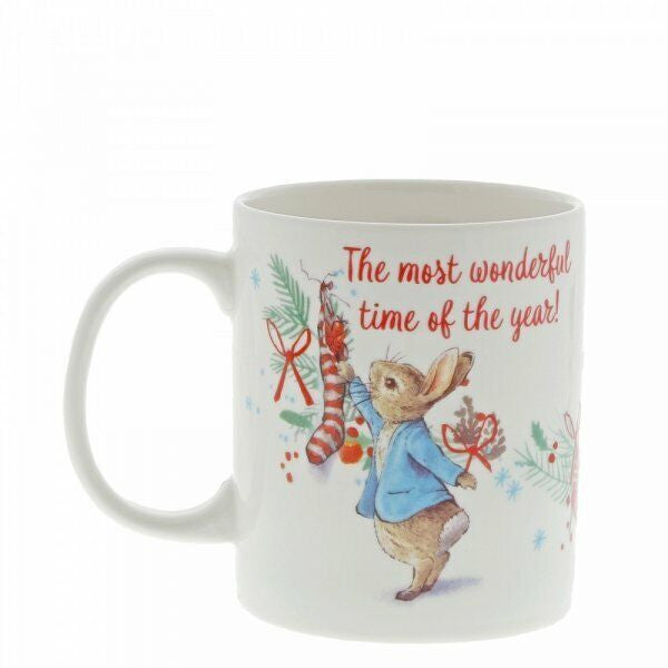 Beatrix Potter Peter Rabbit Christmas Mug