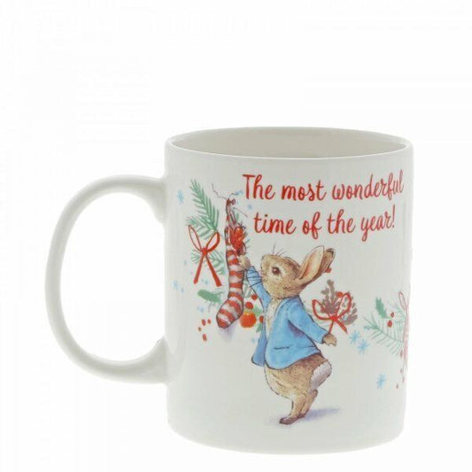Beatrix Potter Peter Rabbit Christmas Mug