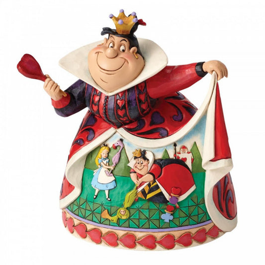 Disney Traditions Queen of Hearts the villain from Alice in Wonderland figurine