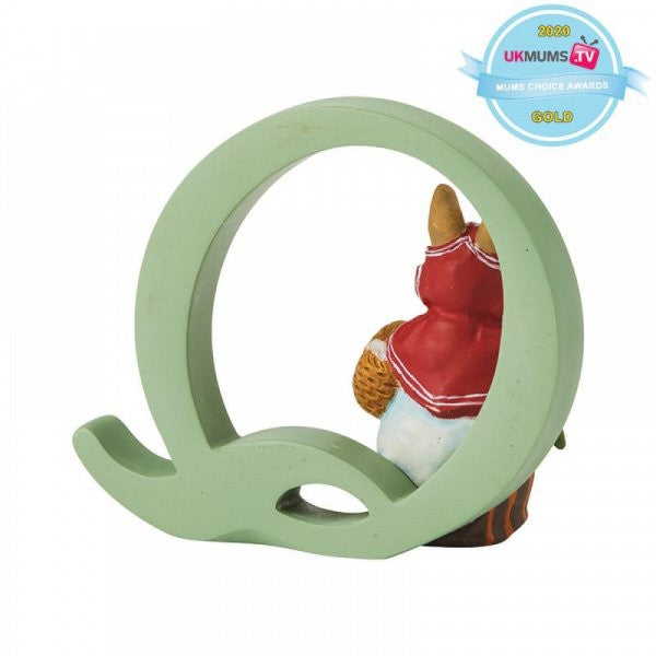Beatrix potter alphabet letter "Q" - Mrs. Rabbit figurine