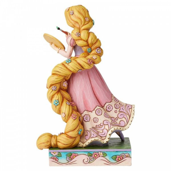 Disney Traditions Rapunzel from Tangled holding an Artist's Palette Figurine