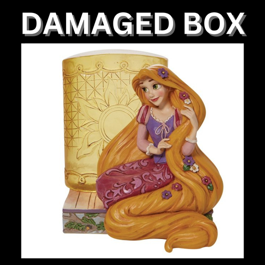 DAMAGED BOX - Disney Traditions Rapunzel with Lantern Figurine By Jim Shore