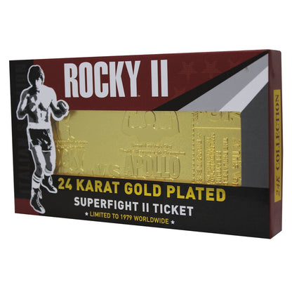 Rocky 2 Superfight 2 Replica Gold Ticket