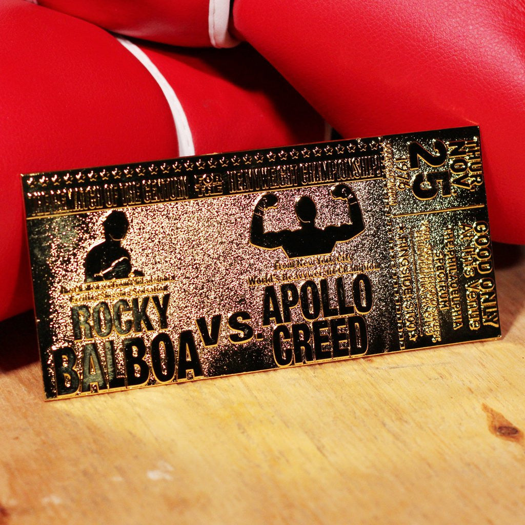 Rocky 2 Superfight 2 Replica Gold Ticket