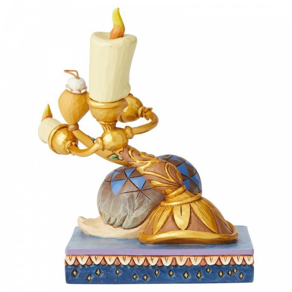 Disney Traditions Lumiere, the candlestick & Fifi, the duster from Beauty & the Beast dancing figurine