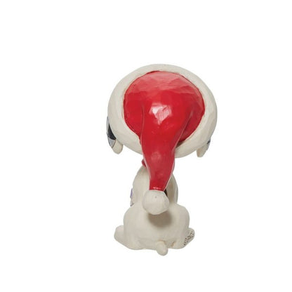 Snoopy Glitter Candy Cane Mini Figurine By Jim Shore 6013048