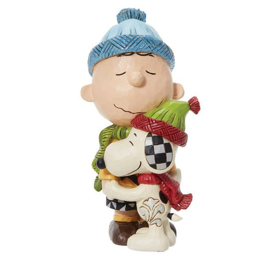 Snoopy and Charlie Brown Hugging Figurine By Jim Shore 6013043