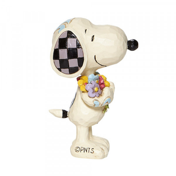 Snoopy with Flowers Mini Figurine By Jim Shore