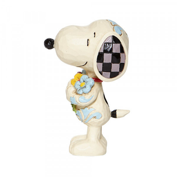 Snoopy with Flowers Mini Figurine By Jim Shore