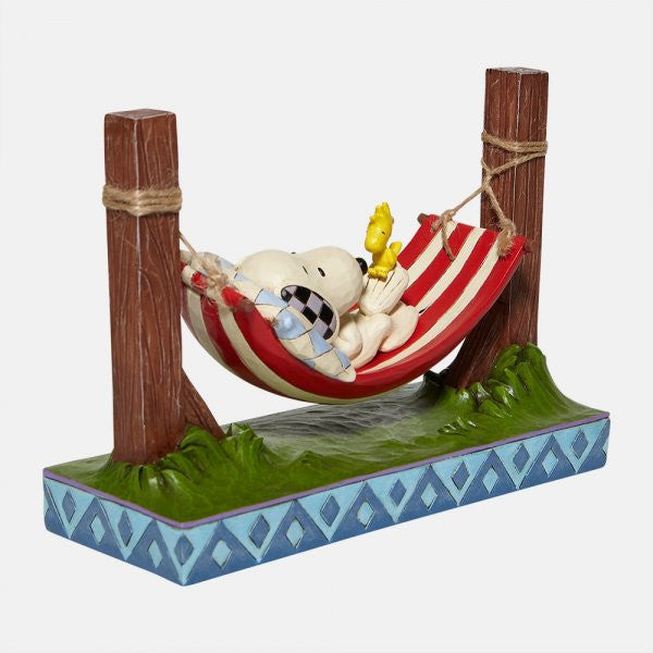 Snoopy & Woodstock in Hammock Figurine By Jim Shore