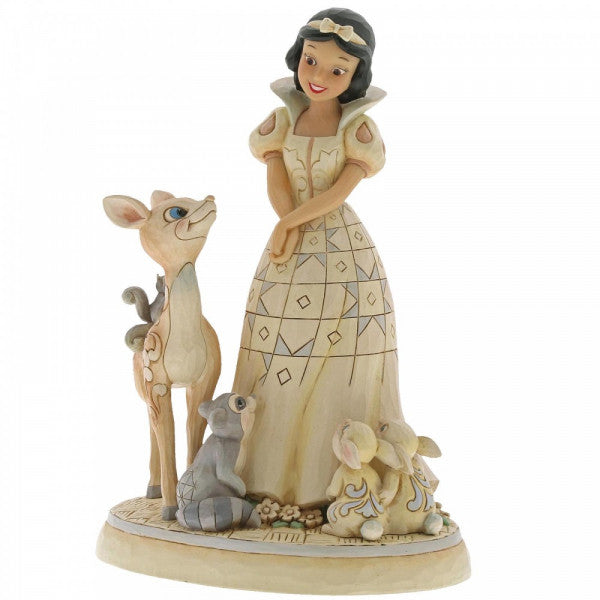 Disney Traditions Snow White surrounded by her forest friends figurine