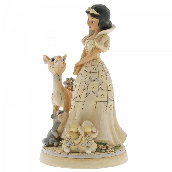 Disney Traditions Snow White surrounded by her forest friends figurine