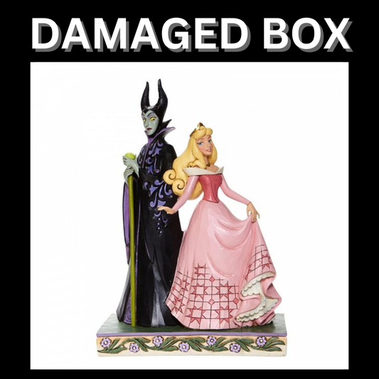 DAMAGED BOX - Disney Traditions Sorcery and Serenity Aurora and Maleficent Figurine