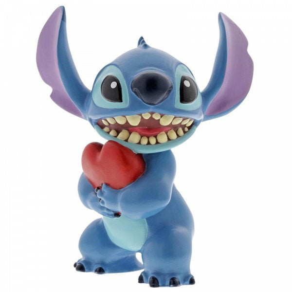 Disney Showcase Stitch with a heart figurine