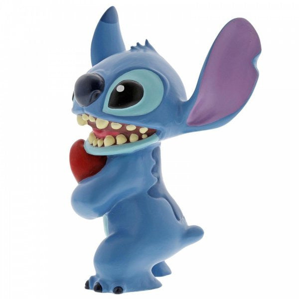 Disney Showcase Stitch with a heart figurine