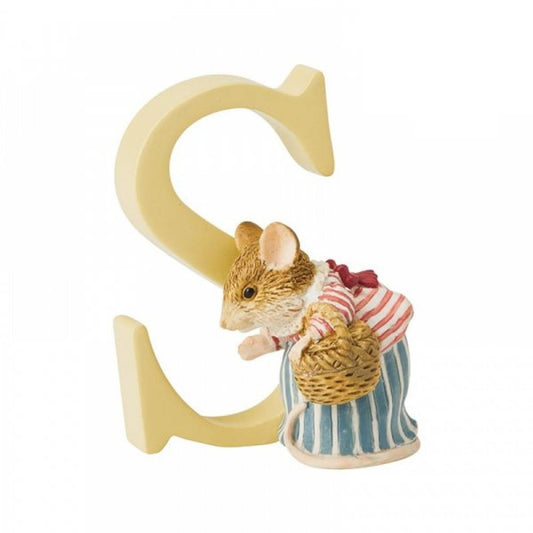 "S" Mrs. Tittlemouse Beatrix Potter Alphabet Letter