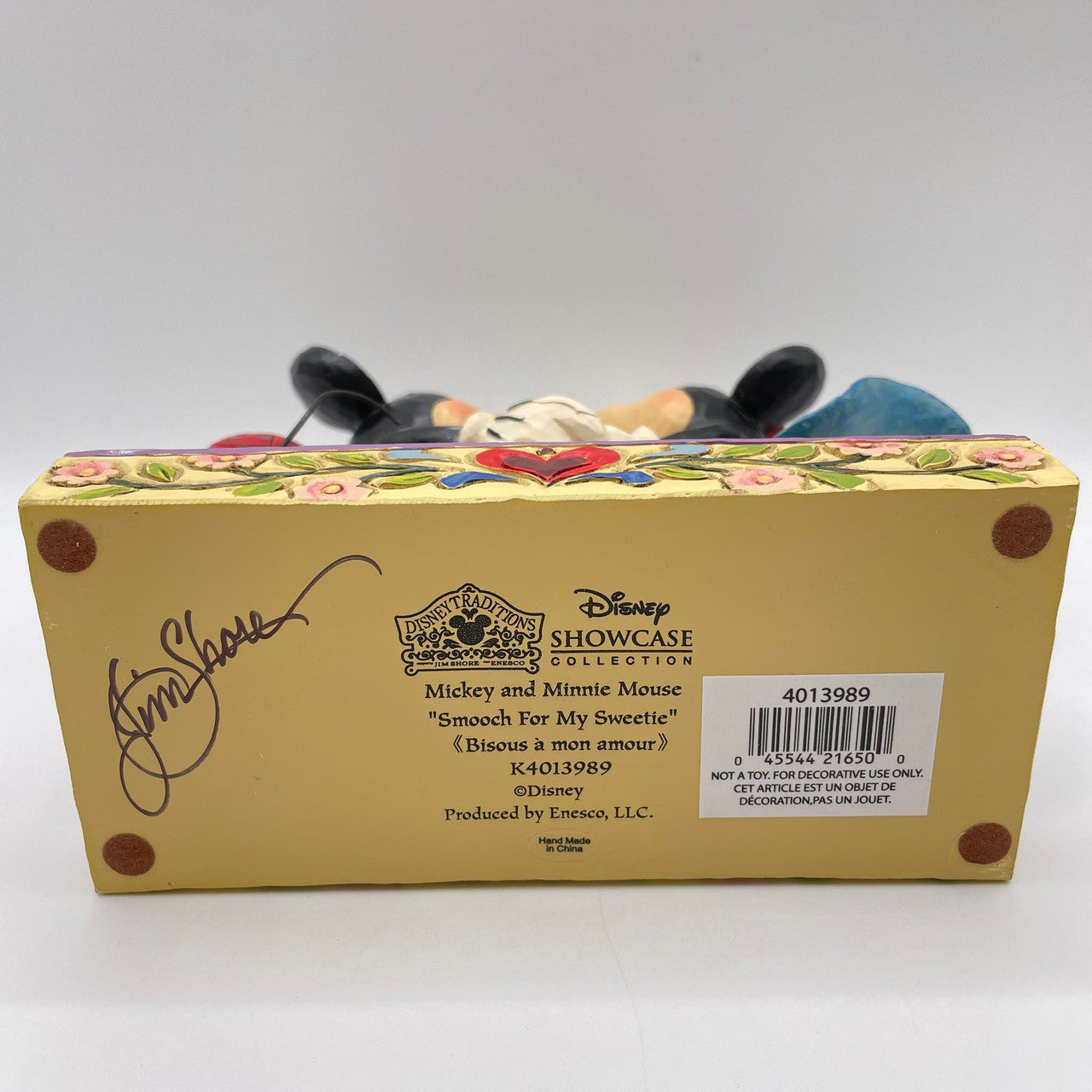 Disney Traditions Smooch For My Sweetie Mickey & Minnie Figurine Signed by Jim Shore 4013989
