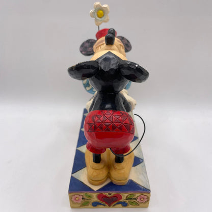 Disney Traditions Smooch For My Sweetie Mickey & Minnie Figurine Signed by Jim Shore 4013989