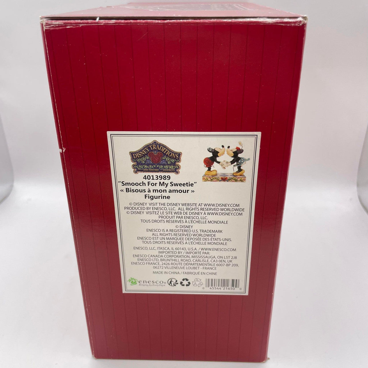 Disney Traditions Smooch For My Sweetie Mickey & Minnie Figurine Signed by Jim Shore 4013989