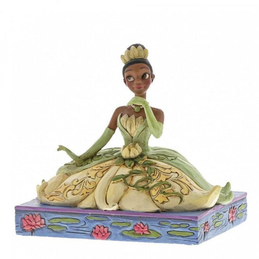 Disney Traditions Tiana from The Princess & the Frog seated figurine