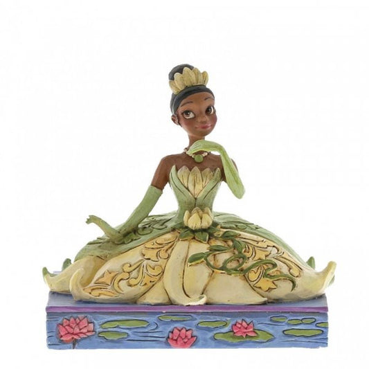 Disney Traditions Tiana from The Princess & the Frog seated figurine