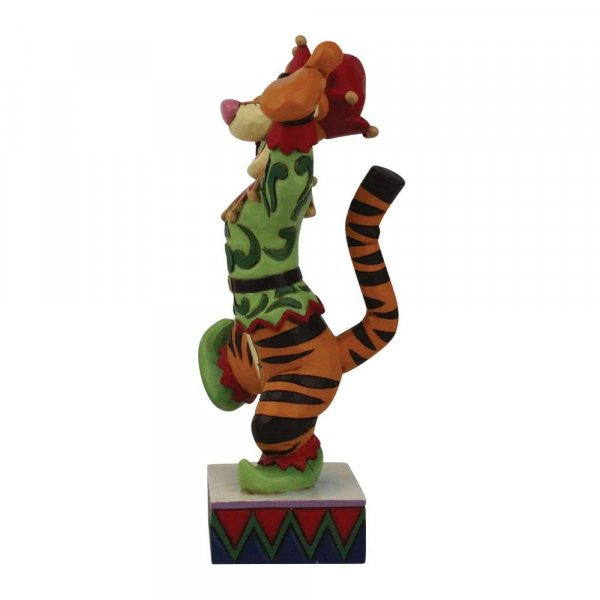 Disney Traditions Tigger from Winnie the Pooh dressed as an elf figurine