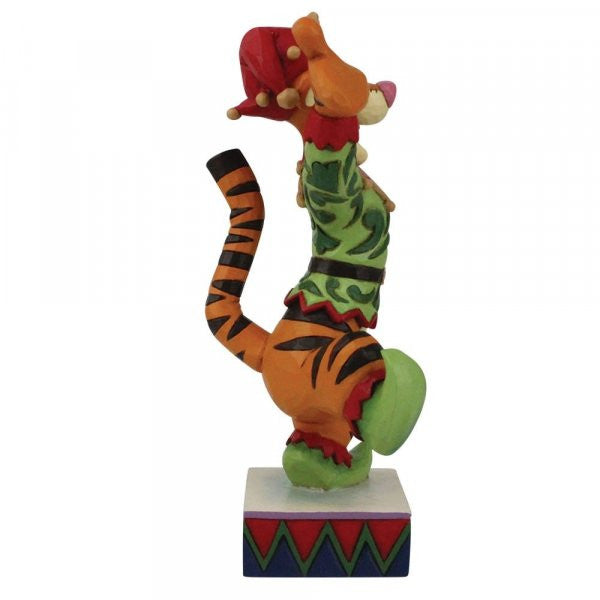 Disney Traditions Tigger from Winnie the Pooh dressed as an elf figurine