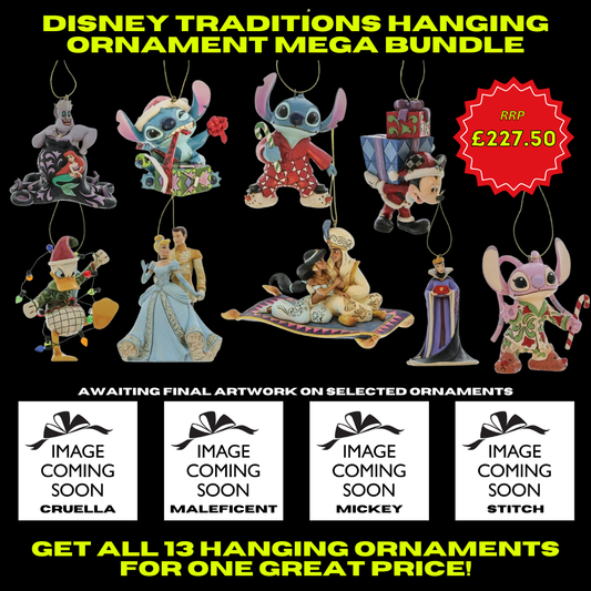 Disney Traditions hanging ornament bundle main image