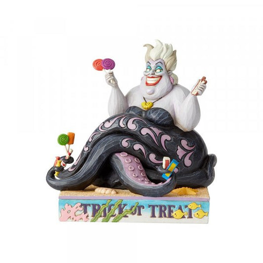 Disney Traditions Ursula from The Little Mermaid with Halloween Candy figurine
