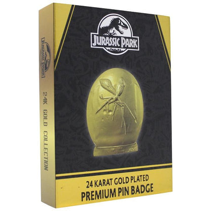 Jurassic Park gold Mosquito In Amber Pin Badge
