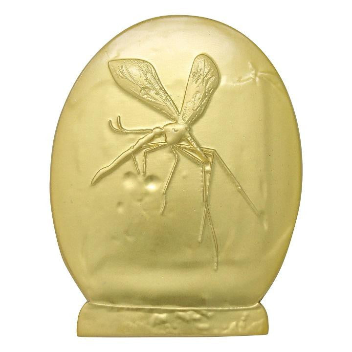 Jurassic Park gold Mosquito In Amber Pin Badge