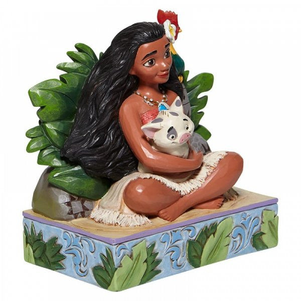 Disney Traditions Moana, Pua and HeiHei figurine