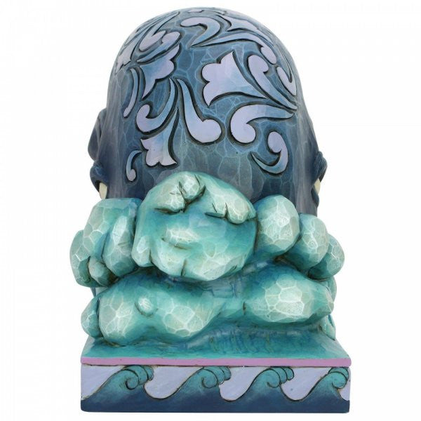 Disney Traditions Monstro the Whale with Geppetto & Pinocchio in his mouth figurine.