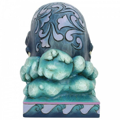 Disney Traditions Monstro the Whale with Geppetto & Pinocchio in his mouth figurine.
