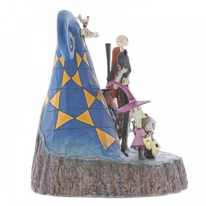 Disney Traditions Jack, Sally and the main characters from Halloween Town in Nightmare Before Christmas figurine